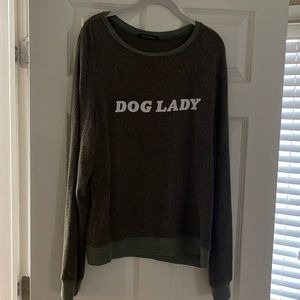 Wud fox dark green sweatshirt